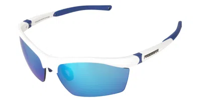 Progear S-1282 Dash 2 3 Occhiali Da Sole Bianchi Per Uomo In White