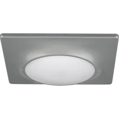 Progress Lighting 1 Light Flush Mount In Metallic Gray