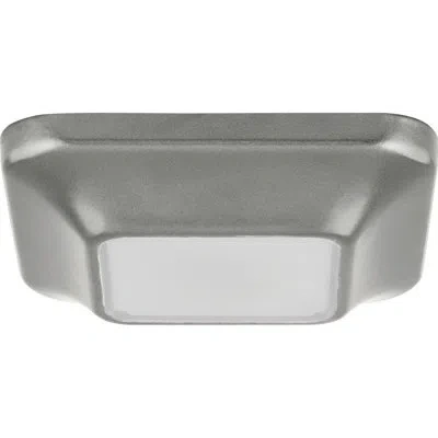 Progress Lighting 1 Light Flush Mount In Metallic Gray