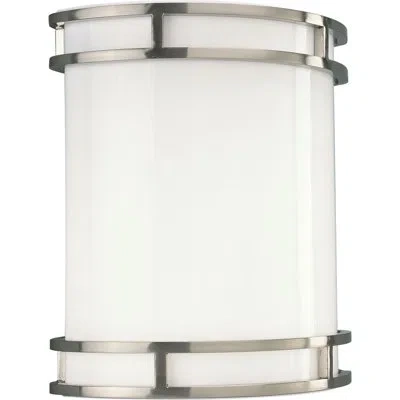 Progress Lighting 1 Light Wall Sconce In Brushed Nickel