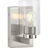 Progress Lighting 1-light Modern Vanity Light In Silver