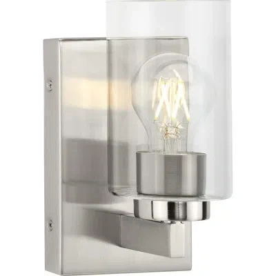 Progress Lighting 1-light Modern Vanity Light In Silver