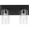 Progress Lighting 2-light Modern Vanity Light In Black