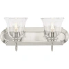 Progress Lighting 2-light Transitional Vanity Light In Silver