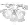 Progress Lighting 3-light Branched Light Kit In White