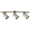 Progress Lighting 3-light Track Kit In Brushed Nickel