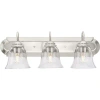 Progress Lighting 3-light Transitional Vanity Light In Silver