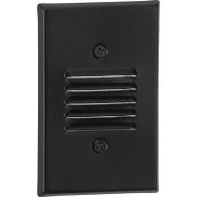Progress Lighting 4.5-watt 3000k Integrated Led Wall Or Step Light In Black