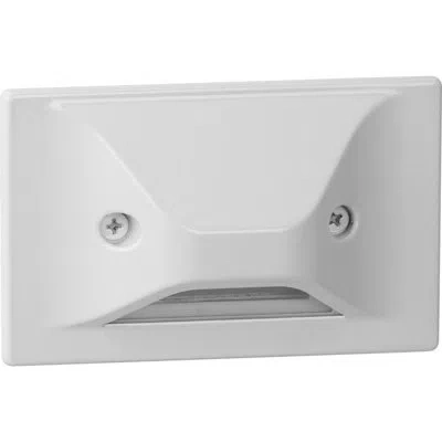 Progress Lighting 4.5-watt 3000k Integrated Led Wall Or Step Light In Satin White