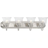 Progress Lighting 4-light Transitional Vanity Light In Silver