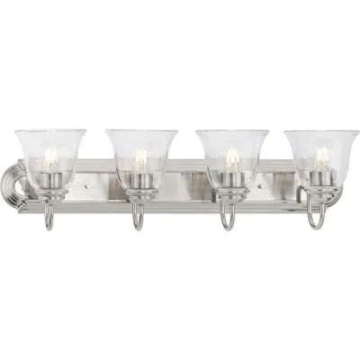 Progress Lighting 4-light Transitional Vanity Light In Silver