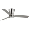 Progress Lighting 52-in Three-blade Modern Ceiling Fan In Silver