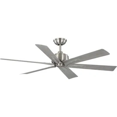 Progress Lighting 56'' Ceiling Fan With Led Lights In Brushed Nickel