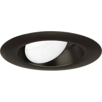 Progress Lighting 6-inch 5-cct Led Eyeball Trim For Recessed Housings In Antique Bronze