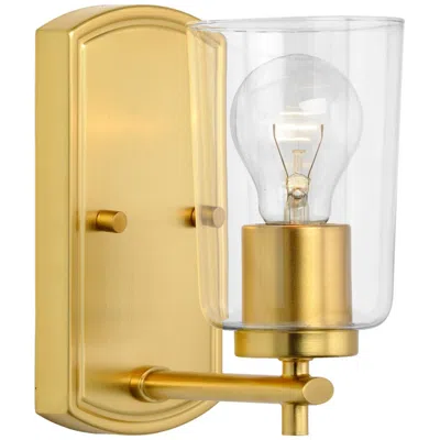 Progress Lighting Adley 1-light Clear Glass New Traditional Vanity Light