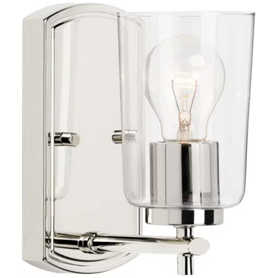 Progress Lighting Adley 1-light Clear Glass New Traditional Vanity Light