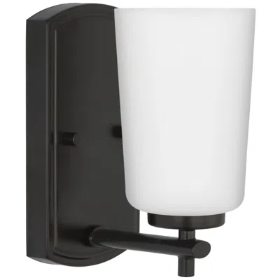 Progress Lighting Adley 1-light Etched Opal Glass Vanity Light
