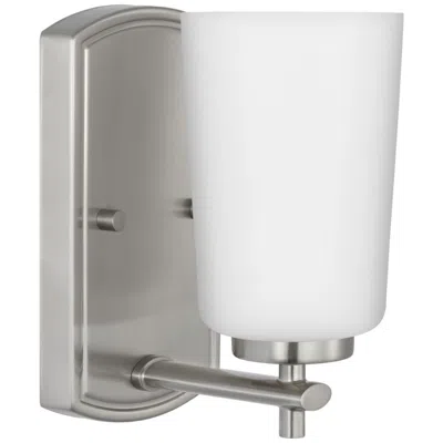 Progress Lighting Adley 1-light Etched Opal Glass Vanity Light