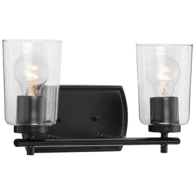 Progress Lighting Adley 2-light Clear Glass New Traditional Vanity Light