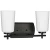 Progress Lighting Adley 2-light Etched Opal Glass Vanity Light