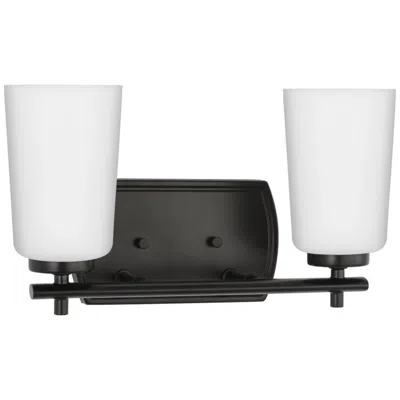 Progress Lighting Adley 2-light Etched Opal Glass Vanity Light