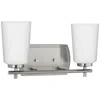 Progress Lighting Adley 2-light Etched Opal Glass Vanity Light
