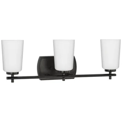 Progress Lighting Adley 3-light Etched Opal Glass Vanity Light