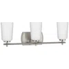 Progress Lighting Adley 3-light Etched Opal Glass Vanity Light