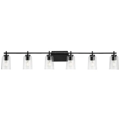 Progress Lighting Adley 6-light New Traditional Clear Glass Vanity Light