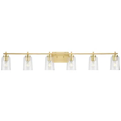 Progress Lighting Adley 6-light New Traditional Clear Glass Vanity Light
