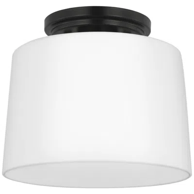 Progress Lighting Adley Collection One-light Etched Opal Glass Flush Mount Light
