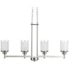 Progress Lighting Alexa Collection Four-light Linear Chandelier
