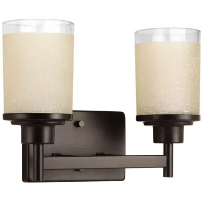 Progress Lighting Alexa Two-light Antique Bronze Bath Light