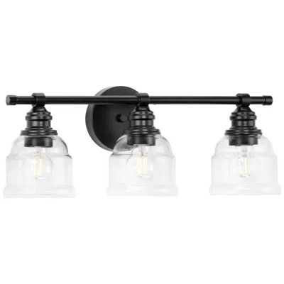 Progress Lighting Ambrose 3-light Farmhouse Clear Glass Vanity Light