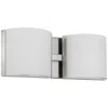 Progress Lighting Arch Led 2-light Etched Glass Modern Vanity Light