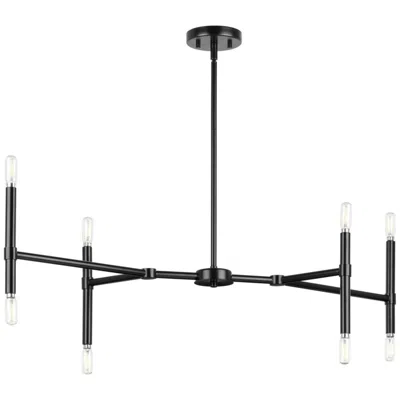 Progress Lighting Arya Collection Eight-light Linear Chandelier