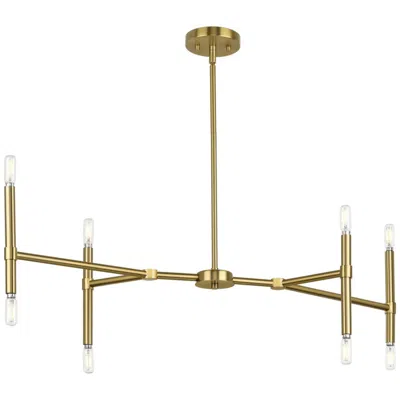 Progress Lighting Arya Collection Eight-light Linear Chandelier