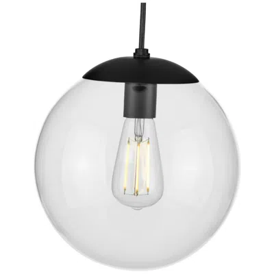 Progress Lighting Atwell Collection 10-inch Clear Glass Globe Medium Hanging Pendant Light