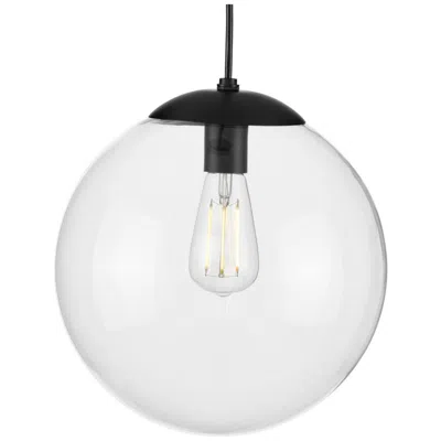 Progress Lighting Atwell Collection 12-inch Clear Glass Globe Large Hanging Pendant Light