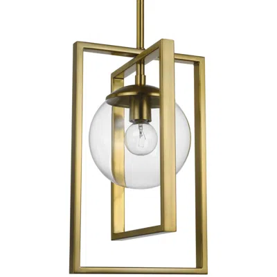 Progress Lighting Atwell Collection One-light Clear Glass Pendant Light
