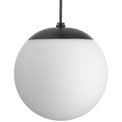 Progress Lighting Atwell Collection Opal Glass Globe Small Hanging Pendant Light