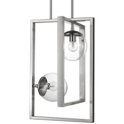 Progress Lighting Atwell Collection Two-light Clear Glass Pendant Light