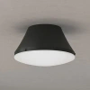 Progress Lighting Avra Medium 2-light Matte Black Flush Mount With Etched White Glass Shade In Black