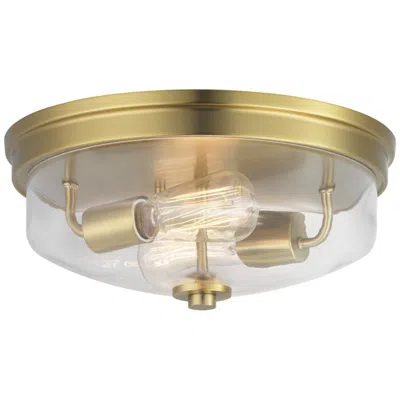 Progress Lighting Blakely Collection Two-light 13-5/8" Flush Mount