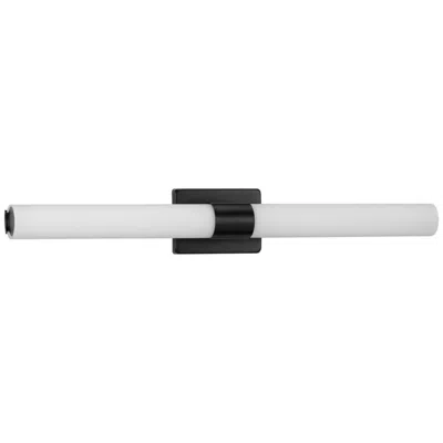 Progress Lighting Blanco Led Collection 32" Etched White Glass Modern Bath Vanity Light