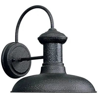 Progress Lighting Brookside Collection One-light Medium Wall Lantern In Black