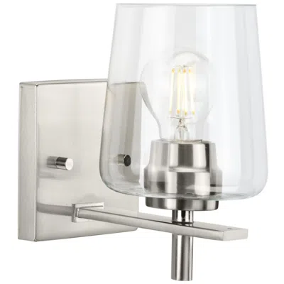 Progress Lighting Calais Collection One-light New Traditional Clear Glass Bath Vanity Light