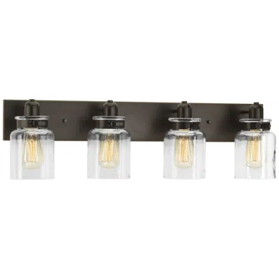 Progress Lighting Calhoun Collection 4-light Clear Glass Bath Vanity Light