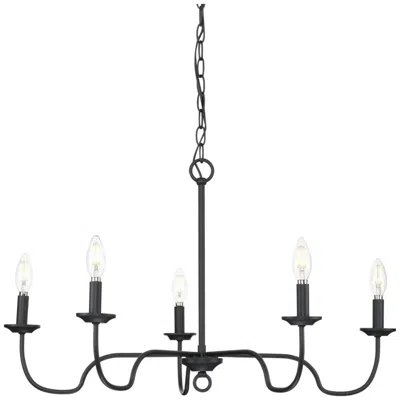 Progress Lighting Canebrake Collection Five-light Chandelier Light