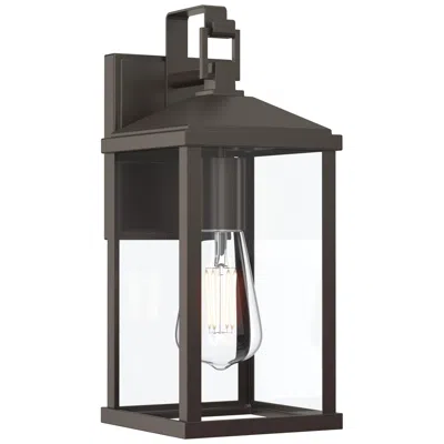 Progress Lighting Cantley Medium Outdoor Wall  Lantern With Clear Glass Panels